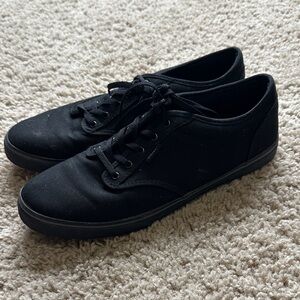 Vans Black Low-Top Canvas Sneakers